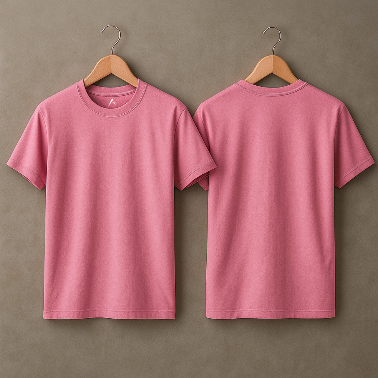 Pink Crew Neck Tee