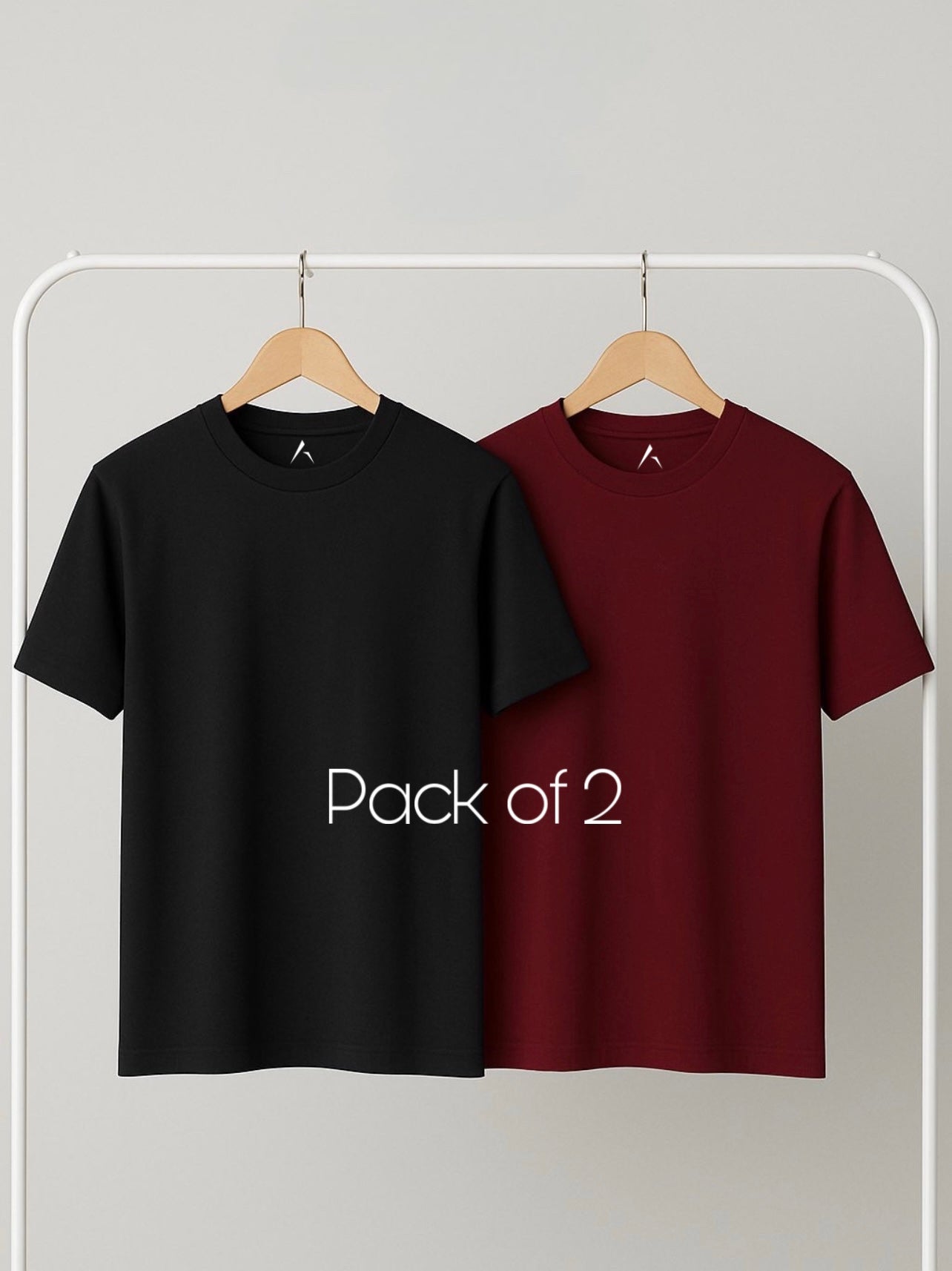 Crew Neck T-shirt Pack of 2
