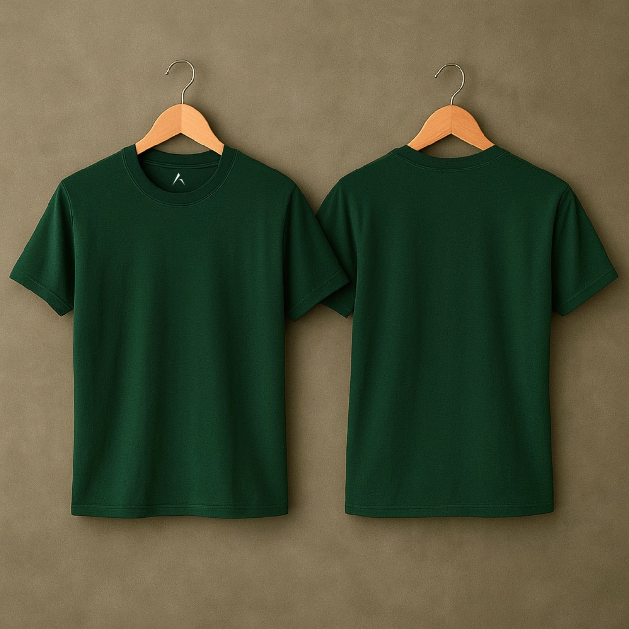 Green Crew Neck Tee